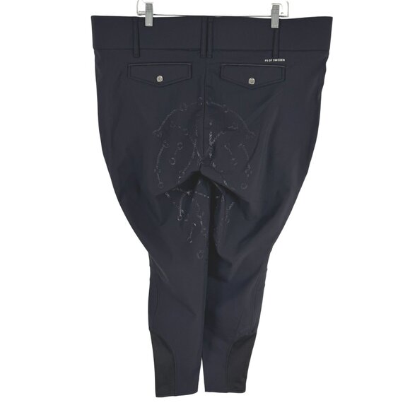 PS Of Sweden Curvy Jewel Breeches Riding Tights Size EU 50 Black NWT PT-2576 - Picture 6 of 14
